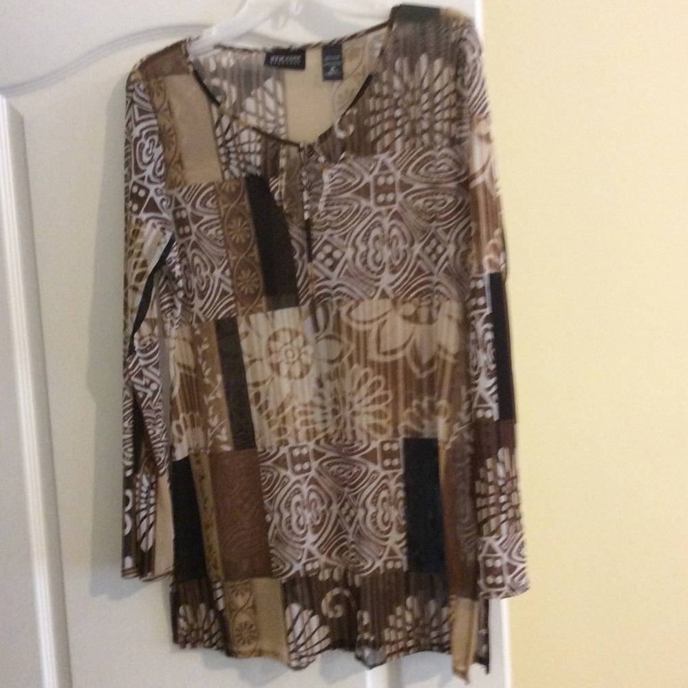 New York & Company Sheer Blouse